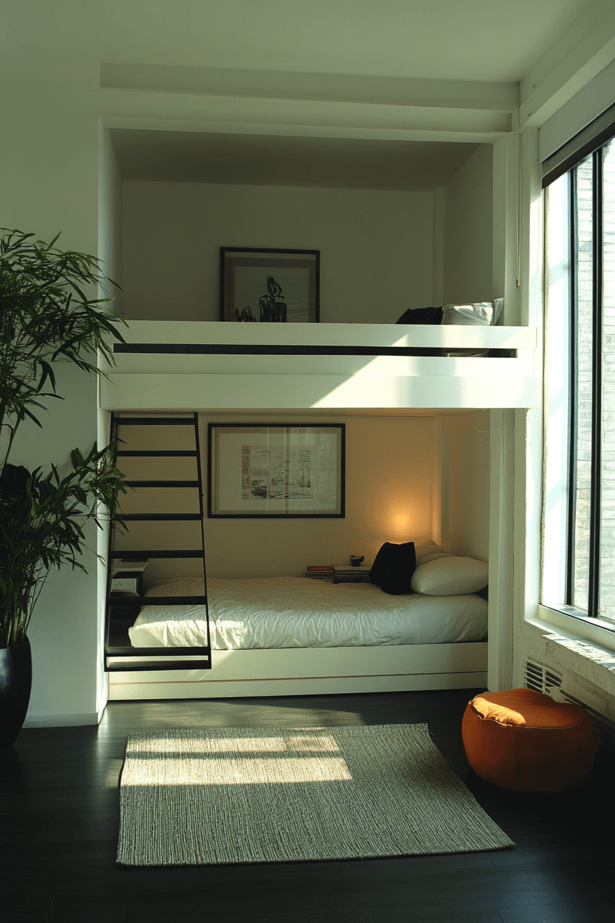 25 Loft Beds for Small Rooms That Make the Most of Every Inch 21 Sleek Slim Loft Frame