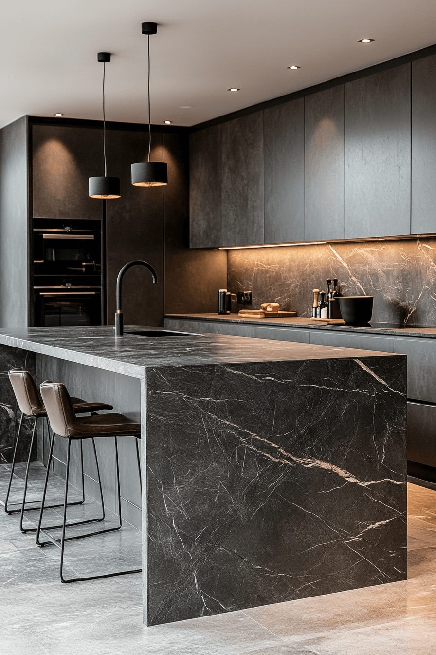 25 Neutral Kitchen Cabinets to Create a Calming Cooking Space 23 Ash Gray Modernity