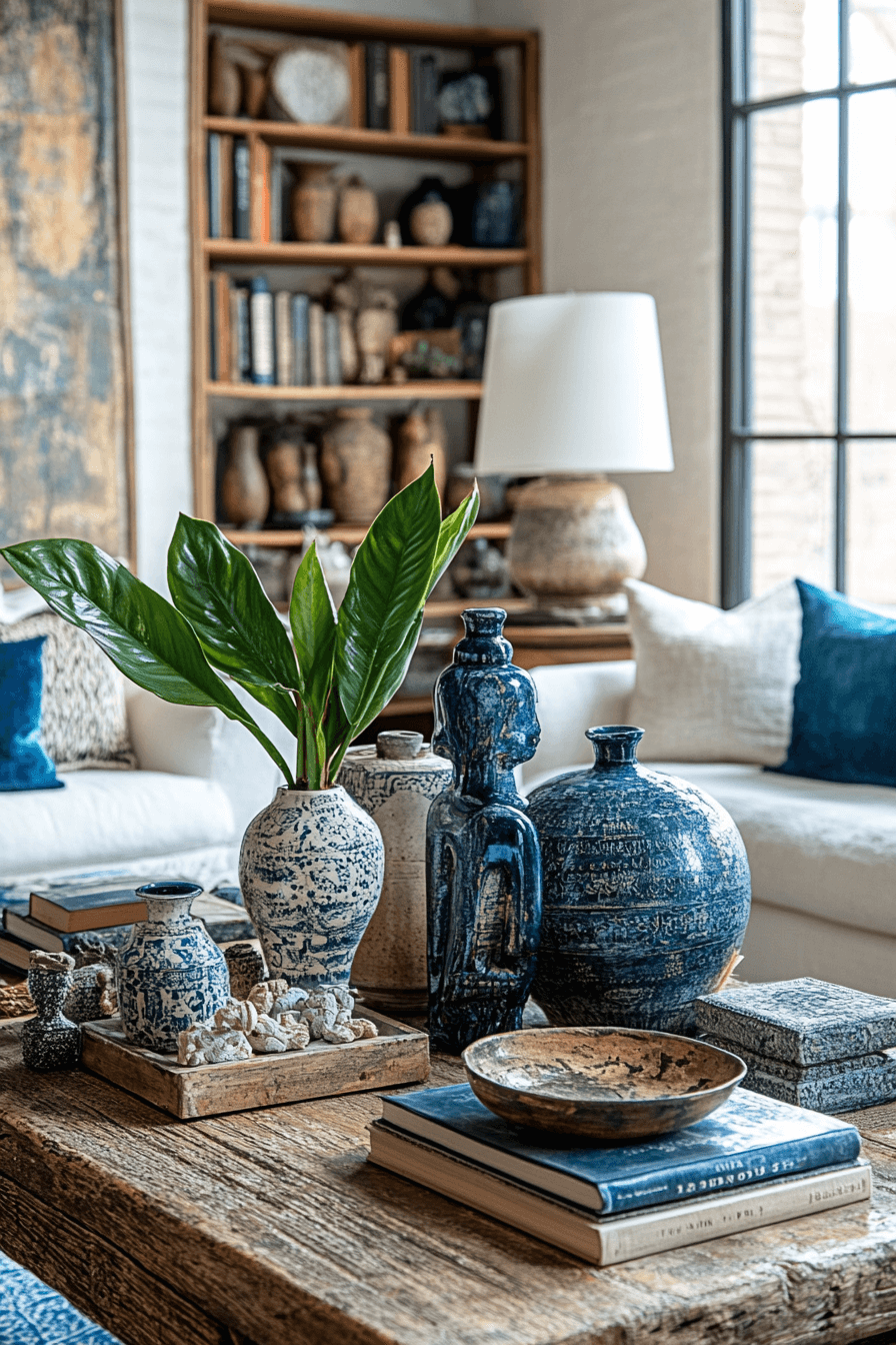 25 Coffee Table Decor Ideas to Refresh Your Living Room 23 Travel Coffee Table Inspiration