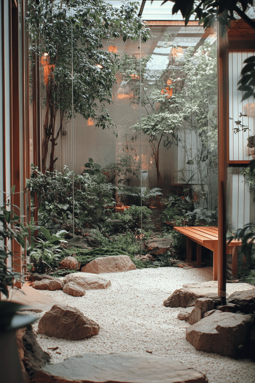25 Scandinavian Japanese Interior Ideas to Inspire Your Home 23 Winter Garden Haven