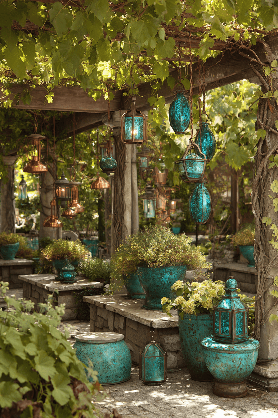 25 Antique Yard Decor Ideas for a Warm and Inviting Outdoor Vibe 25 Vintage Copper Glow