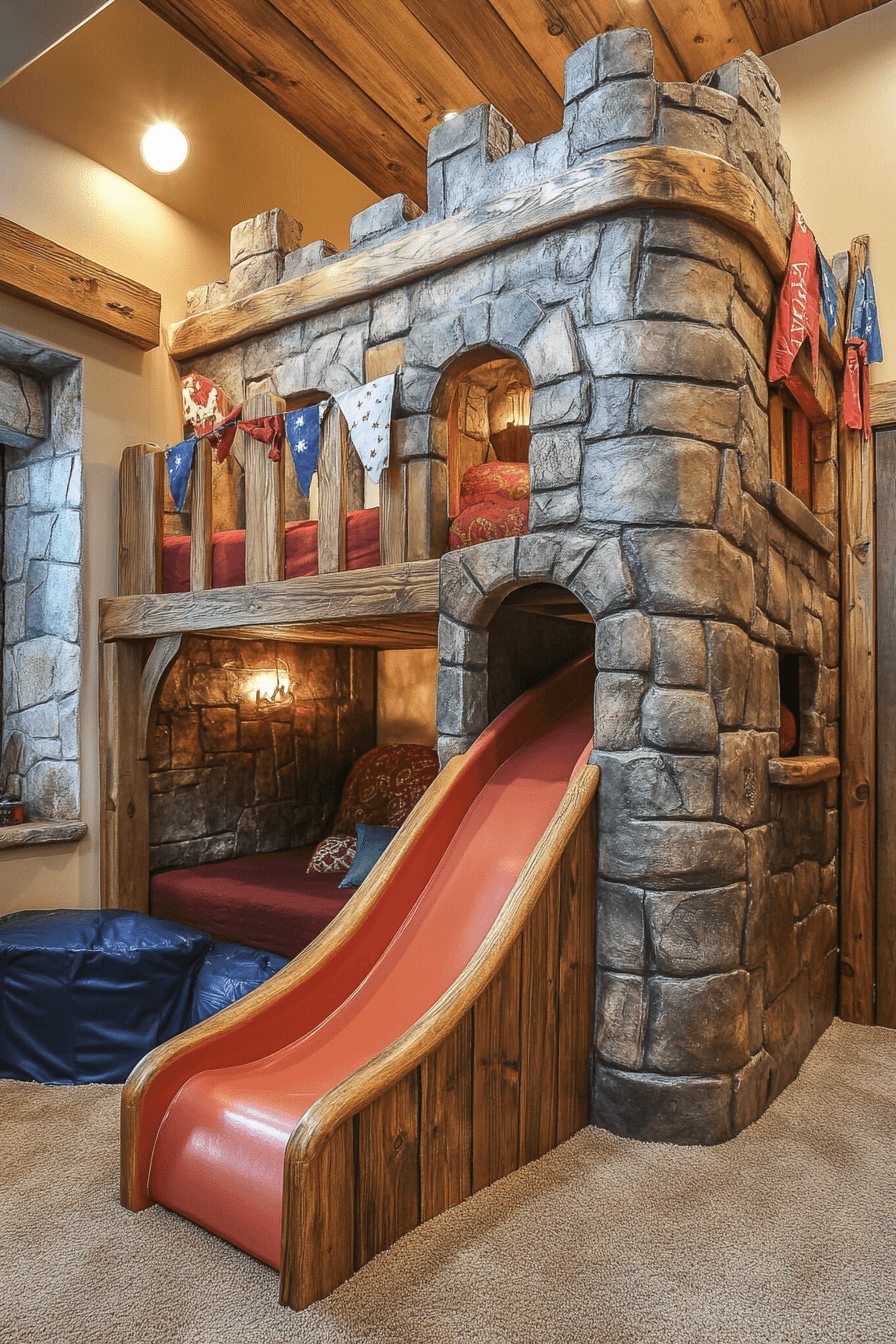 25 Loft Beds for Small Rooms That Make the Most of Every Inch 4 Dream Castle Loft Layout