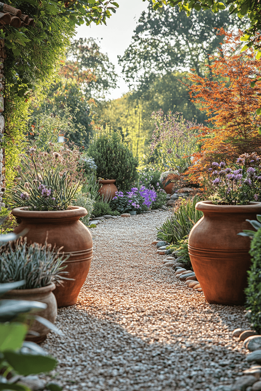 25 Wabi Sabi Garden Designs to Create Peaceful Serenity 5 Earth Tone Warmth