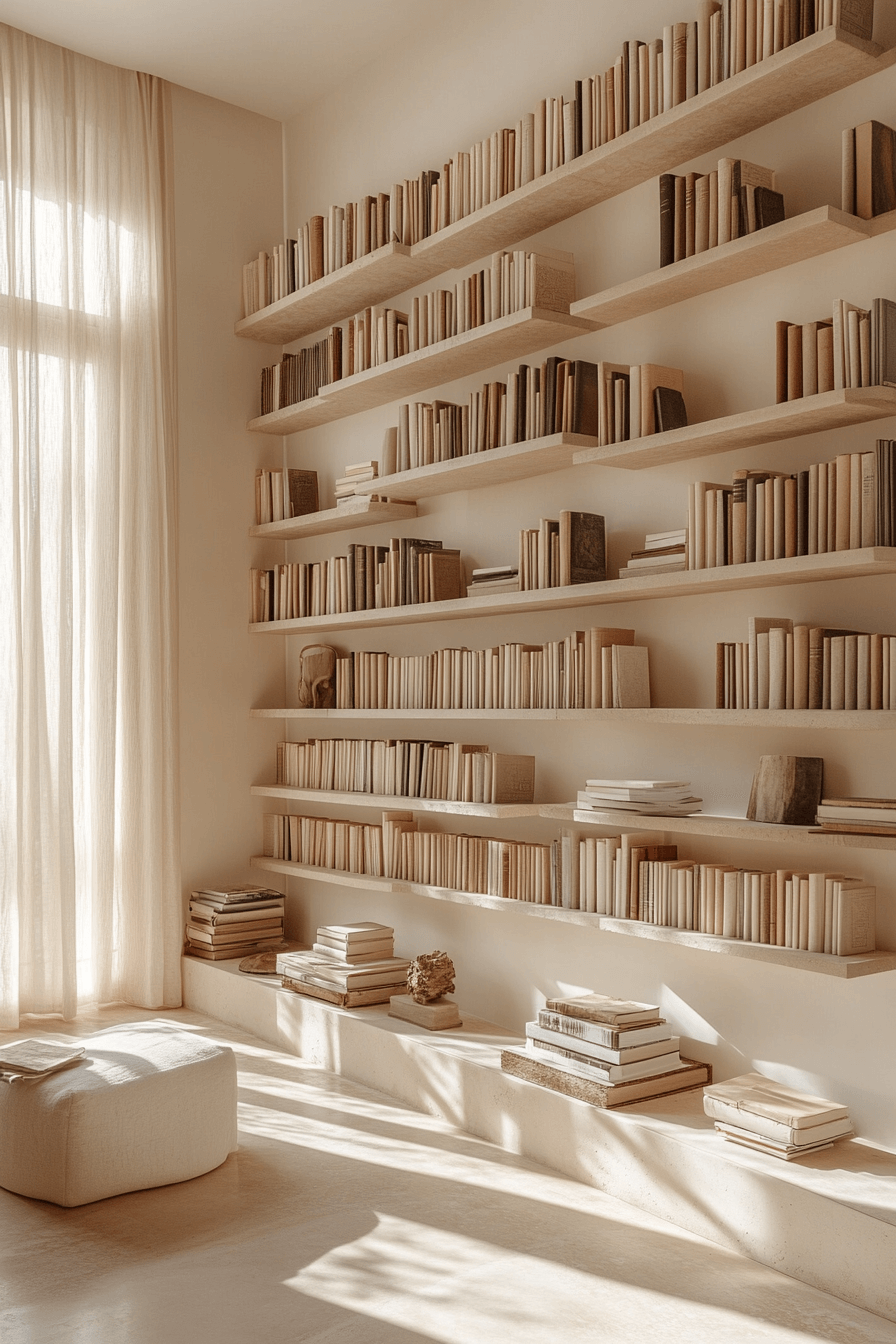 25 Bookshelf Ideas to Showcase Your Favorite Reads and Decor 5 Invisible Book Storage Design