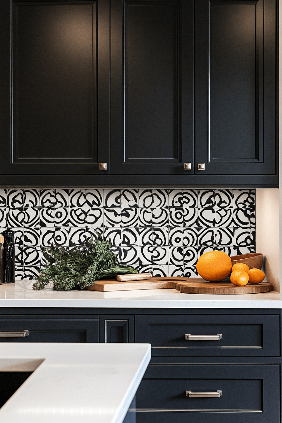 25 Backsplash Kitchen Ideas for a Bold and Beautiful Design 6 Geometric Tile Energy