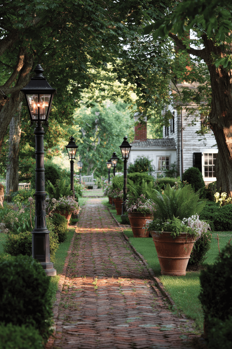25 Antique Yard Decor Ideas for a Warm and Inviting Outdoor Vibe 6 Heritage Garden Paths
