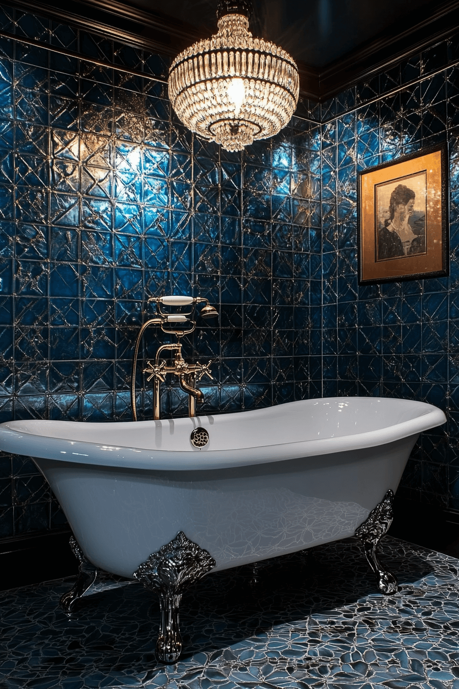 25 Luxury Bathroom Design Ideas to Add Glamour to Your Home 6 Lavish Deco Inspired Bathroom Design