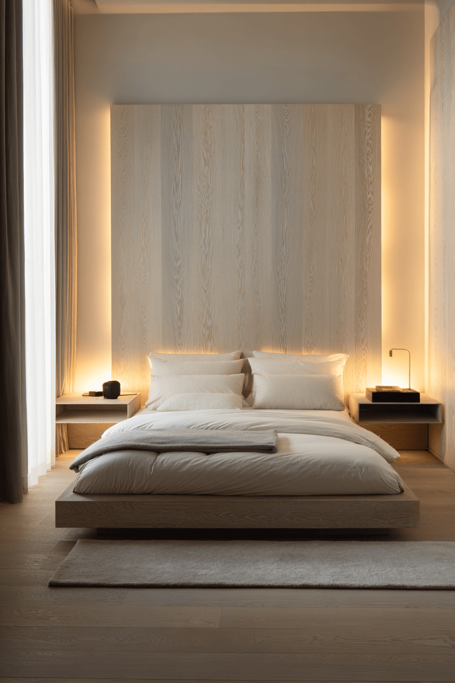 25 Scandinavian Japanese Interior Ideas to Inspire Your Home 6 Restful Bedroom Retreat