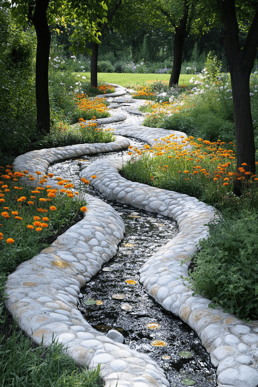 25 Wabi Sabi Garden Designs to Create Peaceful Serenity 7 Curved Path Harmony