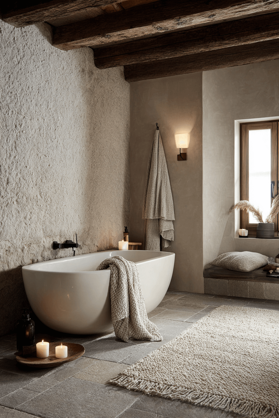 25 Scandinavian Japanese Interior Ideas to Inspire Your Home 7 Spa Style Bathroom