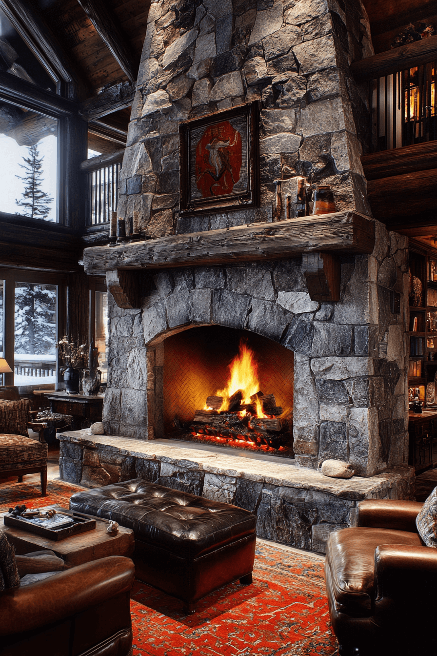 25 Fireplace Interior Ideas to Enhance Your Home’s Ambience 8 Enduring Stone Fireplace Style