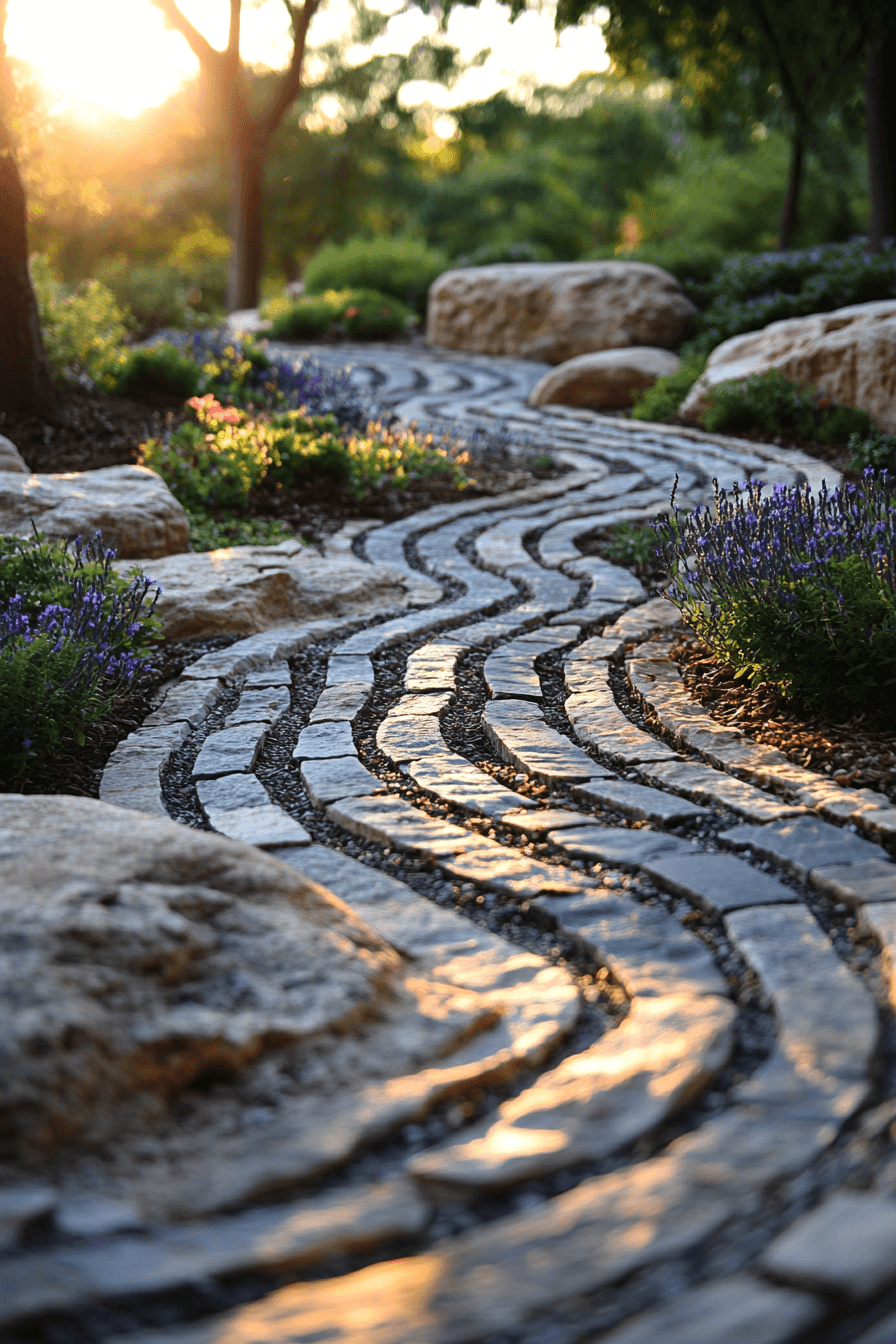 25 Wabi Sabi Garden Designs to Create Peaceful Serenity 9 Stone Anchored Peace