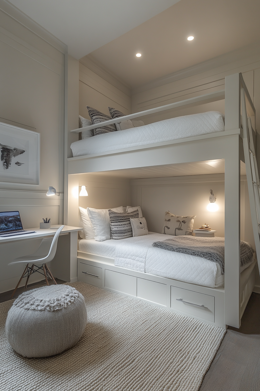25 Loft Beds for Small Rooms That Make the Most of Every Inch double level loft style 1
