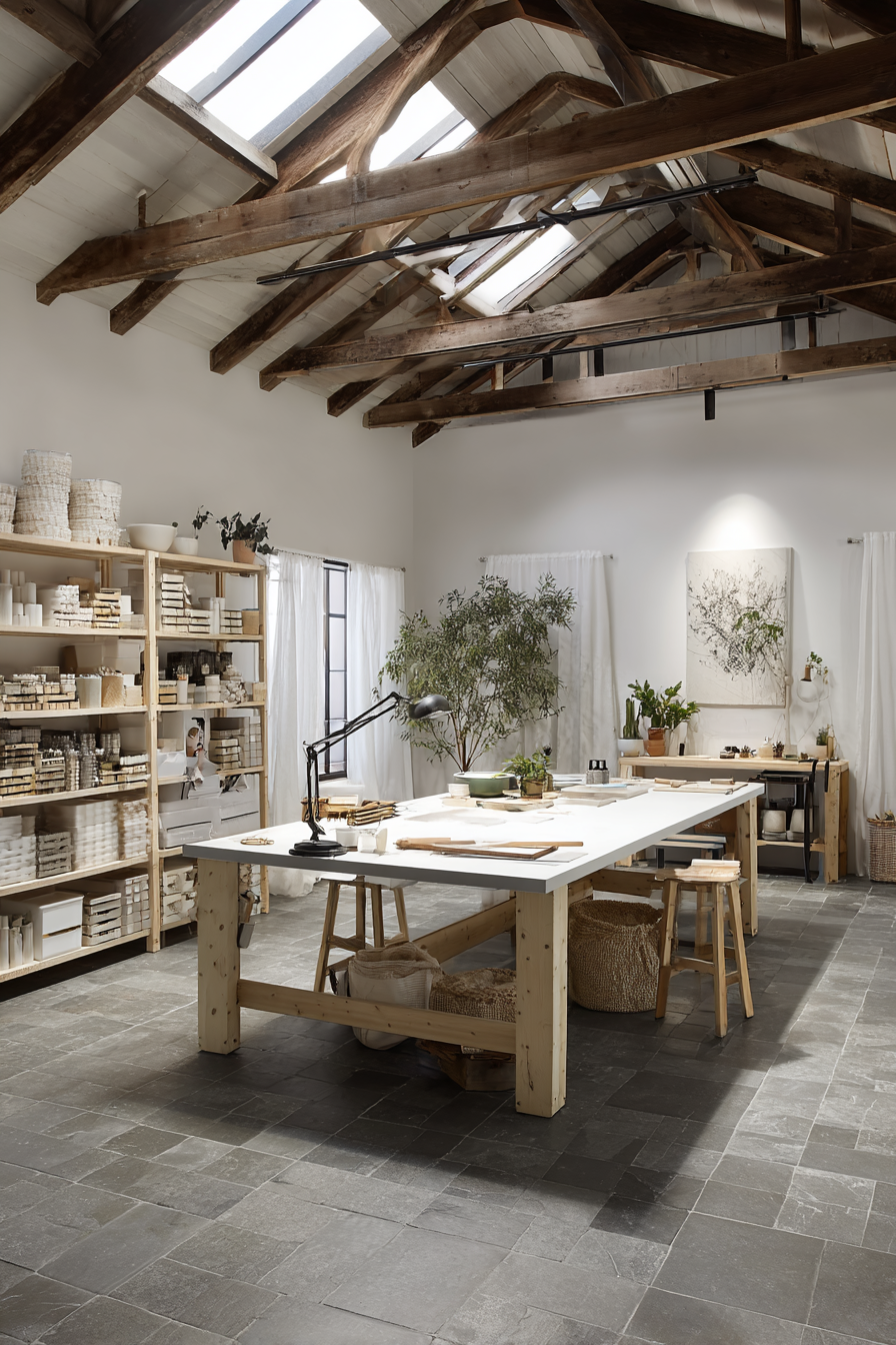 25 Scandinavian Japanese Interior Ideas to Inspire Your Home organized craft room 1